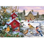 Gibsons - Winter At The Cabin Puzzle 1000pc | BIG W