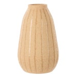 Amalfi Henry Ceramic Vase Large Beige 18.5x18.5x30.5cm | BIG W