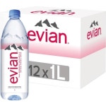 Evian 1L Natural Mineral Water 6 Pack | BIG W