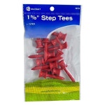 Golf Craft 1 5/8 Plastic Step Red Tees - 12 pack | BIG W