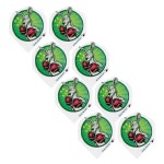 24pc Formula Sports Boxing Kangaroo Polyester Dart Flights Standard Wing Set | BIG W