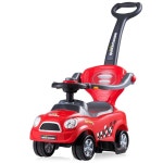 Babyjoy 3 in 1 Kids Ride On Push Car Stroller Sliding Walking Car w/Parental Handle & Armrest Guardrails | BIG W