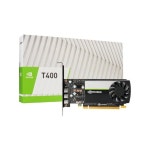 NVIDIA T400, 4GB, GDDR6 64-bit, 80GB/s, PCIe 3.0 x 16, Single Slot, 3x Mini DisplayPort 1.4, 30W, SFF, Turing, 3YR Warranty 900... 