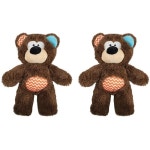 2x Rosewood Tough Rope Core Cow Plush Pet Dog Outdoor Chew Bite Fetch Toy Brown | BIG W