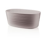 Guzzini Earth Tierra 29.2cm/3L Multiple Plastic Plant Pot Holder Small Taupe | BIG W