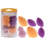 Miracle Complexion Sponge Kit by Real Techniques for Women - 6 Pc 2Pc Miracle Complexion Sponge, Miracle Sculpting Sponge, 3Pc... 