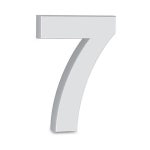 4pc 7 Number Alpha Art 20cm Home Decor Decorative Party Celebration Wooden | BIG W