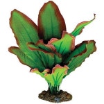 Aqua One Planter Plant Large Green Leaf On Rock - Med (28131M) | BIG W