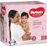 Huggies Jumbo Nappies Size 3 Crawler Girl (6-11kg) - 90 Pack | BIG W