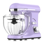 Advwin 5L Stand Mixer, 6-Speed Purple Electric Food Mixer, Food Processor | BIG W