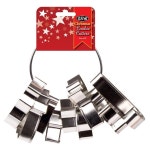 2x 9pc D.Line Christmas Festive Shapes Cookie Cutter Baking Tool Set | BIG W