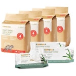 Ecoriginals Eco Bundle 4 X 20 Pack Toddler Nappies 10-15kg + Free 3 X 70 Pack Plant Based Baby Wipes Purified NZ Water | BIG W