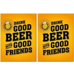 2PK Nostalgic Art Ampleman Grun Colour Printed Fridge Rectangle Magnet Décor 8cm | BIG W