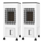 3 in 1 Evaporative Air Cooler, Portable Air Cooler Air Conditioner Fan with 8L Water Tank, 2Pcs | BIG W