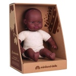 Miniland Baby Doll Hispanic Boy 38cm Lifelike Kids Fun Pretend Play Toy 10m+ | BIG W