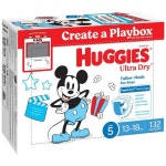 Huggies Boys Ultra Dry Nappies Size 5 Walker (13-18kg) 132 Nappies | BIG W