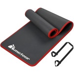 183x65cm Non-slip Yoga Mat, 10mm NBR Yoga Mat, Exercise Mat, Gym Mat Of Black | BIG W