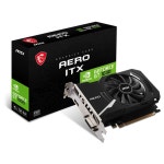 MSI GeForce GT 1030 Aero ITX OC 4G Graphics Card (GeForce GT 1030 AERO ITX 4GD4 OC) | BIG W