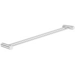 600MM Double Towel Shelf Holder Rack Rail Round Stainless Steel 304 Silver | BIG W
