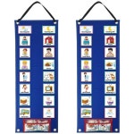 루틴원(ROUTINE1) | 2 in 1 Routine Chart Kid Visual Schedule Calendar Chart Kids Visual Behavioral Tool | BIG W