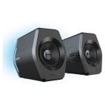 Edifier G2000 Gaming 2.0 Speakers System - Bluetooth V4.2/ USB Sound Card/ AUX Input/RGB 12 Light Effects/ 16W RMS Power | BIG W