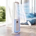 Advwin Bladeless Tower Fan, Quiet Oscillating Fan with Remote for Bedroom, Living Room, Home Office, Black | BIG W