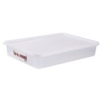 10 x Thin 2.5L Plastic Storage Box Container Food Grade Fridge Freezer Organizer | BIG W