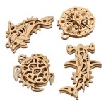 38pc U-Fidgets Atlantic Ocean Mechanical DIY Kit Wooden 3D Puzzle/Model Set 8+ | BIG W