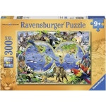 300pc Ravensburger World Of Wildlife Jigsaw Puzzle 49x36cm Kids/Family 9y+ | BIG W