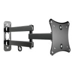 Loctek Eco Mount, 10-24 Full Motion TV & Monitor Wall Mount, - Max Load 10kg - VESA 75 & 100mm - Tilt Angle - 2 +12deg - 5... 