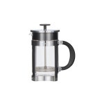 Leaf & Bean 6 Cup Glass Coffee Plunger Stainless Steel | BIG W