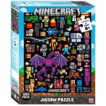 300pc Minecraft NPC Mobs Themed Kids/Childrens Jigsaw Puzzle 50x70cm 3y+ | BIG W