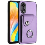 YB Leather Coating Series-7 For Oppo A38 4G/A18 4G Kickstand Case Card Holder Phone Back Cover | BIG W