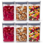 OXO Good Grips 6pc POP 2.0 Air Tight 1L Container Set 6 Piece | BIG W