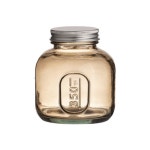 2x Ladelle Eco Recycled Rustico Glass 350ml Storage Jar Container w/Lid CLR | BIG W