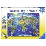 Ravensburger - World Landmarks Map Puzzle 300pc | BIG W