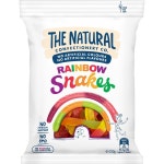 The Natural Confectionery Co. Rainbow Snakes Lollies 220g | BIG W