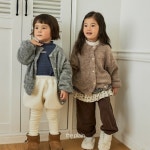 유아옷 아기옷 쇼핑몰 비니비 PL (겨울)샌디가디건, 여아 유아 키즈 여자 아이옷