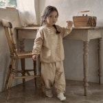 유아옷 아기옷 쇼핑몰 비니비 MK 카라멜팬츠, 유아가을옷 어린이집 등원룩