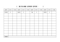 청소용품 신청대장 | 비즈폼 - 샘플,양식 다운로드 청소용품 신청대장 샘플, 양식 다운로드