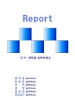 레포트 표지(파란사각형그림) | 비즈폼 - 샘플,양식 다운로드 레포트 표지(파란사각형그림) 샘플, 양식 다운로드