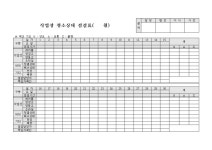 작업장 청소상태 점검표(음식점) | 비즈폼 - 샘플,양식 다운로드 작업장 청소상태 점검표(음식점) 샘플, 양식 다운로드