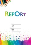 레포트 표지(고운 색연필) | 비즈폼 - 샘플,양식 다운로드 레포트 표지(고운 색연필) 샘플, 양식 다운로드