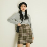 사이즈 걱정없는 여성의류 쇼핑몰 블루팝스♥ 바이릴 하이넥 티셔츠TS4846