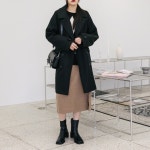 사이즈 걱정없는 여성의류 쇼핑몰 블루팝스♥ 스테미 더블 하프코트 CT0773