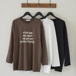 사이즈 걱정없는 여성의류 쇼핑몰 블루팝스♥ 어텐션 티셔츠 TS8315