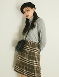 사이즈 걱정없는 여성의류 쇼핑몰 블루팝스♥ 바이릴 하이넥 티셔츠TS4846