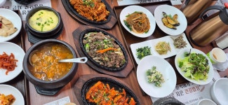 블루리본 서베이 꽃게주는보리밥(명암점)