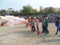 여수, 봉산119안전센터 남초등학교 합동소방훈련  여수, 봉산119안전센터 남초등학교 합동소방훈련