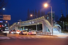 안산시, 부곡동 제일CC사거리 보도육교 설치공사 준공  안산시, 부곡동 제일CC사거리 보도육교 설치공사 준공